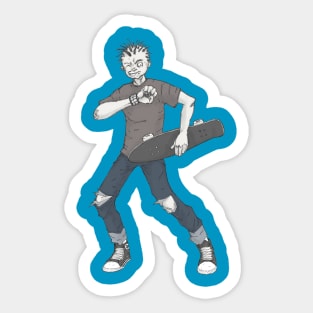 Pokinatcha skate punk Sticker